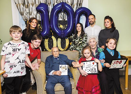 Downpatrick’s Donny celebrates 100th birthday