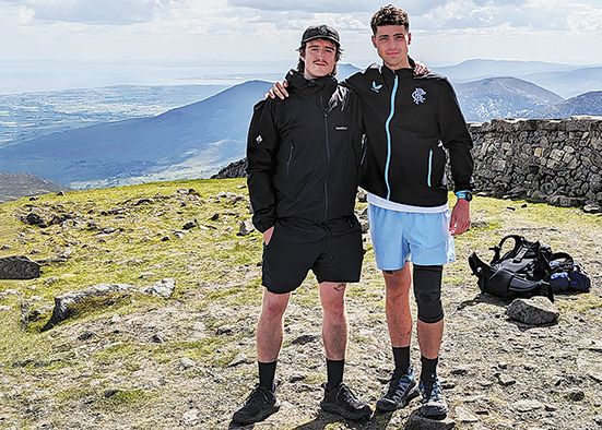 Pair set to climb new heights in 32-peak charity challenge