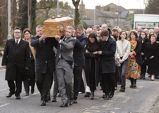 Patrick Kielty bids final farewell to beloved mum