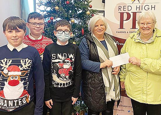 Red High group raises thousands in Christmas draw