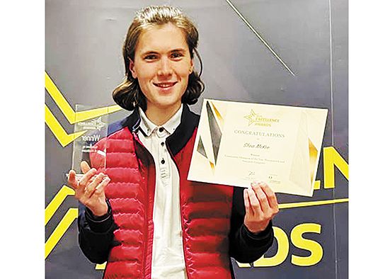 Railway enthusiast on track with award