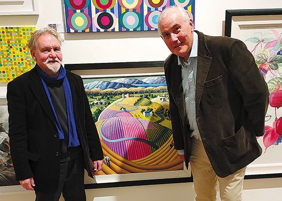 Killyleagh artist Leo shows local drumlins in his new exhibition