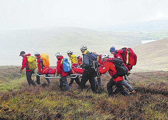 Mother thanks Mournes team for rescuing her son