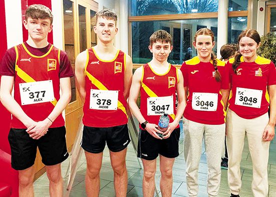 Newcastle AC juniors star for schools at All-Ireland