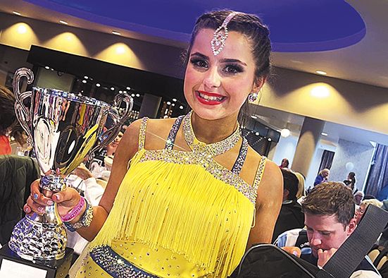 Olivia is dancing queen  as she lifts European title