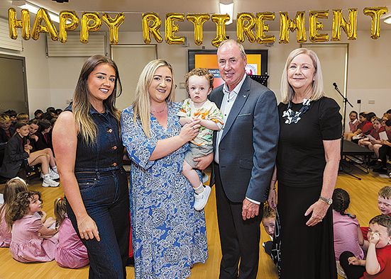 Long-serving principal  at Holy Family PS retires after 20 years at helm