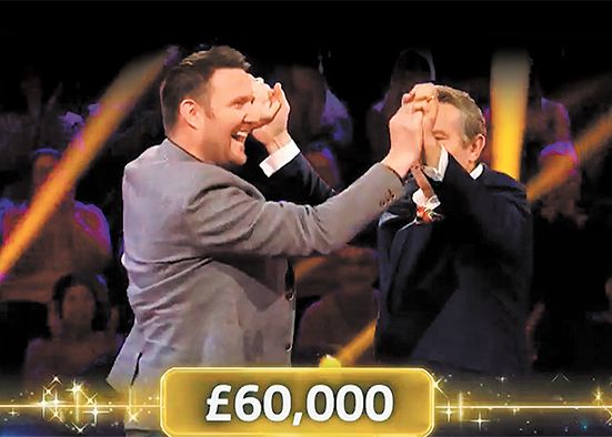 Burns on fire to win £60k in Beat the Chasers show
