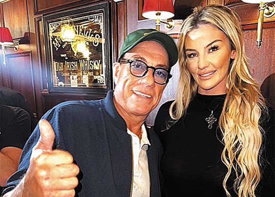 Leah’s dream day with kickboxer star Van Damme