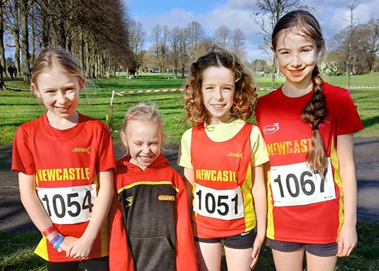 Newcastle juniors perform at Ulster cross country