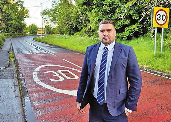 Ballynahinch road work is welcomed by local councillor