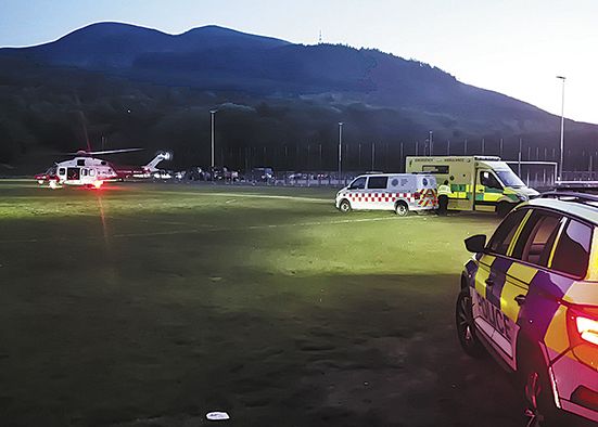 Warning to drone users after chopper near miss
