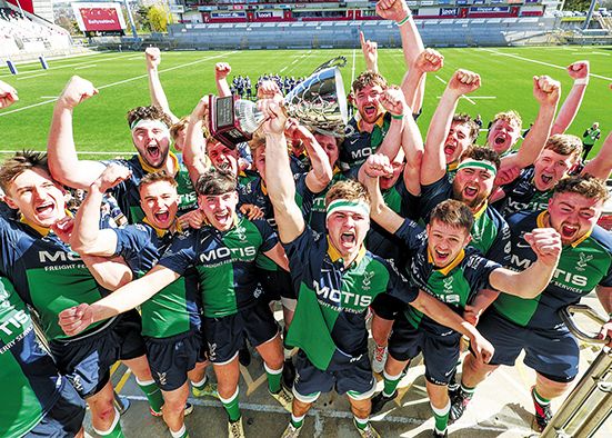 Ballynahinch lift Academy Cup in style