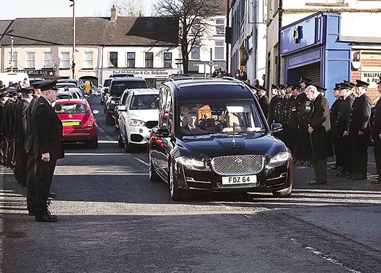 Ballynahinch businessman and fire leader is laid to rest
