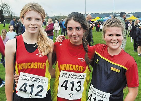 Newcastle juniors flying in Donegal