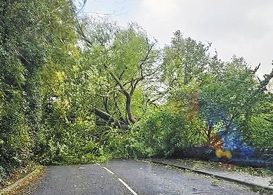 District escapes worst impact of Storm Amy