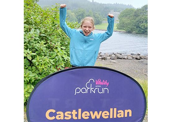 100 not out for Sophie after completing latest Castlewellan parkrun