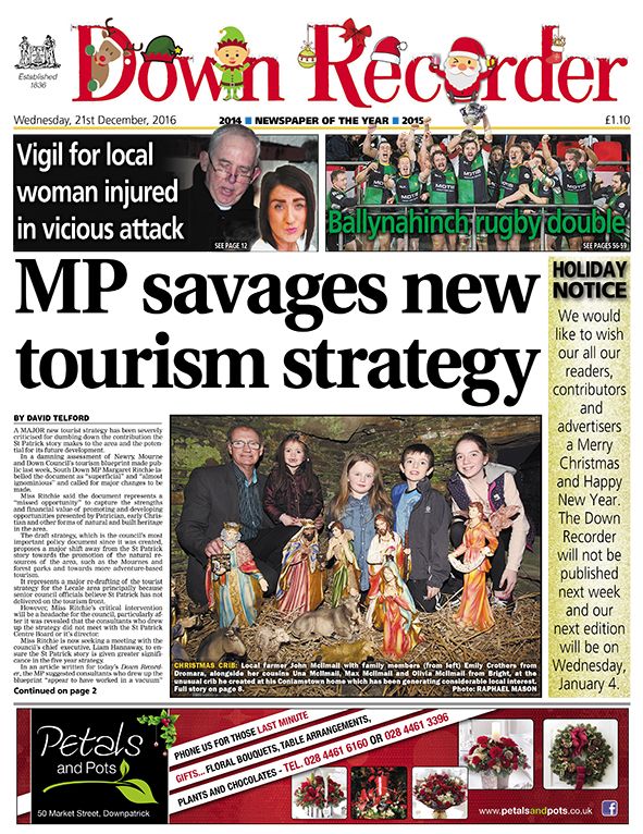 The Down Recorder Local Newspaper News in Co Down Northern Ireland